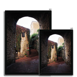 Archway in San Gimignano - Tuscany Collection  Framed Print