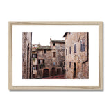 San Gimignano Buildings - Tuscany Collection Framed & Mounted Print