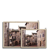 San Gimignano Buildings - Tuscany Collection Framed Print