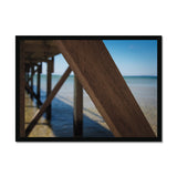 Under Jetty Details - Sorrento Beach Collection Framed Print