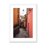 Walkway of Colour Framed & Mounted Print