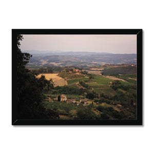 Tuscan Countryside - Tuscany Collection Framed Print