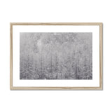 Snow Covered Trees Framed & Mounted Print - Arte Della Fotografia