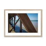 Under Jetty Details - Sorrento Beach Collection Framed & Mounted Print