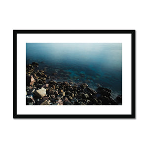 Turquoise and Rocks - Cinque Terre Collection  Framed & Mounted Print