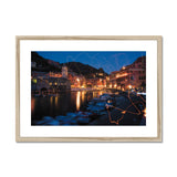 Vernazza Fairy Lights - Cinque Terre Collection Framed & Mounted Print