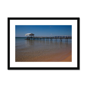 Jetty Boathouse - Sorrento Beach Collection  Framed & Mounted Print