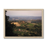 Tuscan Countryside - Tuscany Collection Framed Print