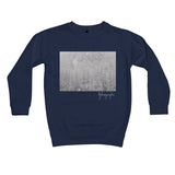 Snow Covered Trees Kids Sweatshirt