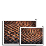 Terracotta Roof Detail - Tuscany Collection  Framed Print