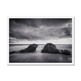 Moody Sea Framed Print