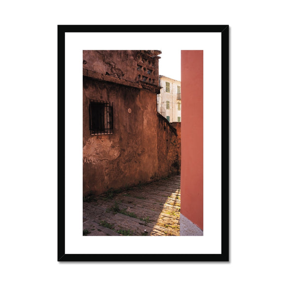 Sunlight on the Walkway Framed & Mounted Print