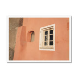 Window and Curves Framed Print