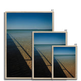 Jetty Shadow - Sorrento Beach Collection Framed Print