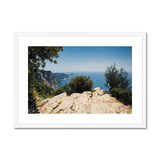 Lookout on the way to Portovenere Framed & Mounted Print