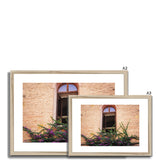 Window and Bougainvillea  Framed & Mounted Print