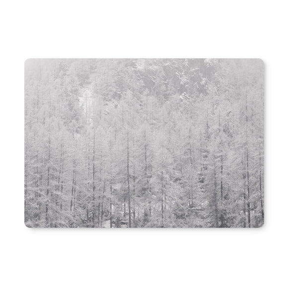 Snow Covered Trees Placemat - Arte Della Fotografia