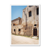 Sandstone Building - Corsica Collection Framed Print