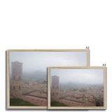 Volterra Through the Mist - Tuscany Collection  Framed Print