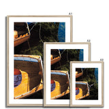 Boats and Reeds Framed & Mounted Print - Arte Della Fotografia