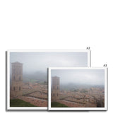 Volterra Through the Mist - Tuscany Collection  Framed Print