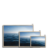 Deep Blue Sea Framed Print - Arte Della Fotografia