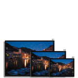 Vernazza Fairy Lights - Cinque Terre Collection Framed Print