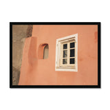 Window and Curves Framed Print