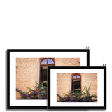 Window and Bougainvillea  Framed & Mounted Print