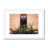 Window and Bougainvillea  Framed & Mounted Print