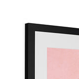 Terracotta and Pink Framed & Mounted Print