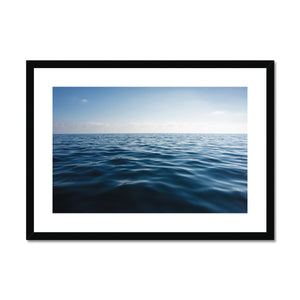 Deep Blue Sea Framed & Mounted Print - Arte Della Fotografia