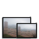 Volterra Through the Mist - Tuscany Collection  Framed Print