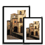 A Quiet Corner in Volterra Framed & Mounted Print