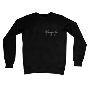 Arte Della Fotografia With Small Logo Crew Neck Sweatshirt