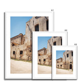 Sandstone Building - Corsica Collection Framed & Mounted Print