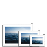 Deep Blue Sea Framed & Mounted Print - Arte Della Fotografia