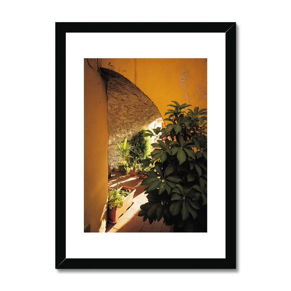 Yellow Archway Framed & Mounted Print