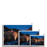 Vernazza Fairy Lights - Cinque Terre Collection Framed Print