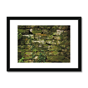 Moss Covered Wall of San Martino  Framed & Mounted Print