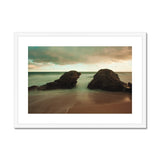 Moody Sea in Colour Framed & Mounted Print