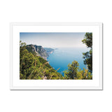 Hiking to Portovenere Framed & Mounted Print