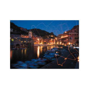 Vernazza Fairy Lights - Cinque Terre Collection Fine Art Print