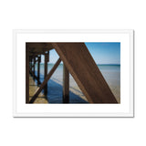 Under Jetty Details - Sorrento Beach Collection Framed & Mounted Print