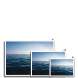 Deep Blue Sea Framed Print - Arte Della Fotografia