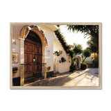 Anacapri Main Street - Capri Collection Framed Print