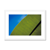 Frangipani Leaf and Summer Sky Framed & Mounted Print