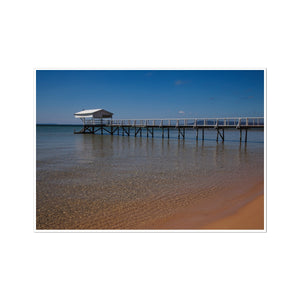 Jetty Boathouse - Sorrento Beach Collection  Fine Art Print