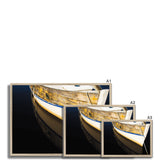 Boat Reflection  Framed Print - Arte Della Fotografia