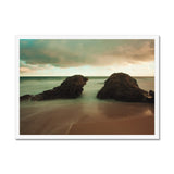 Moody Sea in Colour Framed Print